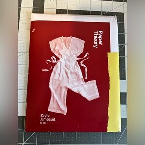 🧵 DESTASH 🧵 Paper Theory Zadie Jumpsuit sewing pattern